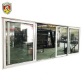 120mm heavy duty architectural aluminium frame powder coated winterize sliding doors